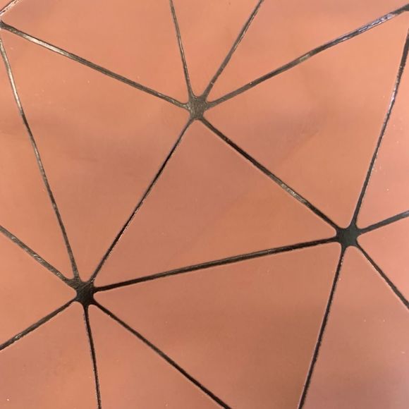 Geometric Four Pocket Crossbody Handbag – Chocolate Brown - Picture 4 of 9